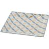 Hervit Piattino Quadrato svuotatasche in Porcellana Blu/Oro VLK Design 20x20 cm