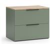 Vicco Cassettiera per camera da letto Wido, Verde, 60 x 50 cm