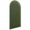 murando - Testiera Letto Singolo Imbottita - Staccionata - Velluto Qualità - Antimacchia - 100x30 cm 1 Pezzo - Pannelli Decorativi per Pareti - Pannello Imbottito per Camera da Letto - Minimal - Kaki