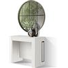 PAZZO DESIGN, Tavolo Consolle Allungabile Con Porta Prolunghe Paola, Bianco Frassinato, Fino A 12 Posti, Cucina, Salvaspazio, Made in Italy, Da 45 A 300 Cm - id_1979