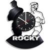 AVJERA Rocky Balboa Vinyl Record Orologio da Parete retrò Capodanno Natale Regalo di Compleanno personalità Design Creativo per la casa