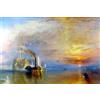 empireposter Poster artistico J. M. William Turner - L'ultimo viaggio del Temeraire, 91,5 x 61 cm