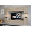 Furnitech AN294 Pareti attrezate, Soggiorno moderno, Set mobile TV, Armadio moderno, Pensile … (Senza led, AN294-18S-M9)