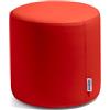 Avalon - Pouf Poggiapiedi Rigido CILINDRO Mamba Ignifugo Classe 1IM in Ecopelle Nautica, Puff Poggiapiedi, Seduta da Interno ed Esterno, Professionale Comodo Impermeabile, Made in IT(45cm-Rosso)