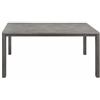 Mar.c.a. Design - Tavolo da Pranzo Allungabile Rettangolare 160x90x76 cm - Allungabile Fino a 220 Cm con Piano in Legno e Gambe Metallo - Grigio e Antracite - Made in Italy