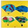 LVTFCO Poster Walasse Ting《Fan》 Stampa su Tela Walasse Ting Stampe Walasse Ting Pittura Walasse Ting Immagine per la Decorazione della Parete di casa 50x50 cmx1 Senza Cornice