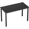 AuraCraft Scrivania per computer o ufficio, per bambini, per giochi, piccola, per ufficio a casa, colore nero, 100 x 60 cm