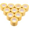 MUCKLILY Tappi per Bottiglie di Diffusore 10 Pezzi in Allumina Oro Coperture Sostitutive Facili da Usare per Bottiglie di Olio Essenziale, per Profumo Casa e Fai da Te