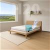 Comfy Line - Materasso piazza e mezzo 110x190 in Water Foam h 20 cm. A 7 Zone Differenziate Ortopedico. Rivestimento Cotone Fresco e Traspirante. Made in Italy 100%