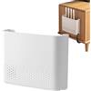 Generico di rete montabile | Modum senza viti, contenitore hub di potenziamento del segnale per ufficio dormitorio, supporto hardware wireless | Pezzo durevole in polimero bianco, hardware per dec