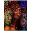 Zuoyun Fai da te 5D Pittura Diamante Completo Donna africana 50x70cm/20*28in Diamond Painting Kit Full Grande Punto Croce Cristallo Strass Ricamo adulti/bambini DIY arte Home Camera da letto Wall Decoration