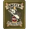 empireposter Angeln - birra - Targa in lamiera con scritta - Targa in metallo - dimensioni 17 x 22 cm
