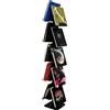CASSETTE POSTALI ALUBOX ALUBOX LYRA Porta Vinili Verticale Con 10 Mensole Per Vinili DIM 170X33X17 Porta Dischi Vinile Espositore per oltre 120 Lp Mensola Per Vinile Alluminio e Lamiera Zincata (ANTRACITE, 10 MENSOLE)