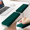 Sushret Cuscinetti Angolari a L per Scrivania, Set da 2 - Poggiagomiti in Memory Foam, Supporto Ergonomico Antiscivolo per Braccia, Polsi e Avambracci, per Casa e Ufficio
