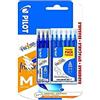 Pilot Ricarica Inchiostro Blu 9 pezzi - Ballpoint Cancellabile Frixion Clicker e Ball-Pilot Pen - Ricambio Inchiostro BLS-FR7 per 0,7 mm