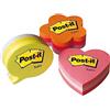 Post-it© Foglietti adesivi per appunti, a forma di cuore