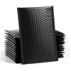 IQMLQV 10 Pezzi Buste Imbottite per Spedizioni,25x32cm Busta Pluriball A4, Poly Mailer Borse Autoadesivo Impermeabile per Casa e Affari Usare (Nero)