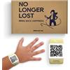 NoLongerLost Braccialetto Bambini Antismarrimento 3-6 Anni | Bracciale con QR Code per Sicurezza Bambini | Braccialetto con Numero di Telefono | Viaggio & Attività All'Aperto
