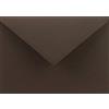 Netuno 25x busta lettere marrone scuro buste colorate formato C6 114 x 162 mm 115g Sirio Color Cacao buste partecipazioni taglio a punta senza finestra per inviti partecipazioni