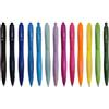 Tinta Unita Penna gel TintaUnita punta 0,7 mm fusto gommato colorato inchiostro gel nero e blu scorrimento veloce ideale per casa scuola ufficio - 1PZ random