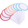 NUOBESTY 20Pcs Lavagna Cancellabile Portatile Mini Palette Per Giuria Lavagna Bianca Per Bambini Per Aste, Voti E Gioco Educativo, 20x10x0.5cm