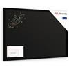 ALLboards Lavagna nera 90 x 60 cm, con cornice in legno ECO, da appendere, lavagna in legno, gastronomia, con gesso