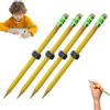 Qosneoun Matita fidget ADHD, matita filettata ADHD con dadi e bulloni per concentrazione, sollievo, ansia, strumento sensoriale silenzioso, antistress, rotante, ideale per scuola, casa, ufficio (4)