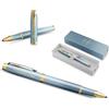 PARKER IM Rituals Turquoise Green Penna roller con incisione, penna premium | confezione regalo | regalo personalizzato | compleanno (verde turchese)