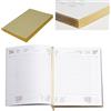 Agendepoint.it RICAMBIO PER AGENDA 2017 GIORNALIERA 15X21 1 PAGINA PER GIORNO INTERNO BORDI ORO