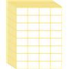 Sliverdew 480 etichette bianche autoadesive per libri di biblioteca, 2,5 x 3,8 cm, etichette adesive per indirizzi postali, piccole etichette per codici a barre per stampanti laser/a getto d'inchiostro