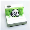 Generisch Calendario 3D Panda 2025, blocco note 3D 2025, calendario 3D 2025, carta da intaglio arte per panda, decorazione fai da te