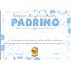 Printerland Certificato di migliore PADRINO Formato A4 Idea regalo Speciale premio Riconoscimento Attestato diploma sorpesa originale (Padrino)