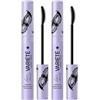 Eveline Cosmetics Variete Mascara Volumizzante & Arricciaciglia - Nero Intenso con Pennello in Silicone, Senza Grumi o Sfaldature (Confezione da 2)