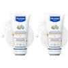 Mustela Shampoo nutriente districante (200ml) - Con burro di karité e olio di avocado biologico per capelli lunghi, mossi e ricci - Senza parabeni, dermatologicamente testato (Confezione da 2)