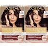 L'Oreal Paris L'Oréal Paris Colorazione Permanente, Copertura dei Capelli Bianchi a Lungo, Risultato Naturale e Luminoso, Formula senza Ammoniaca, Excellence Universal Nude, Tonalità: Castano (4U) (Confezione da 2)