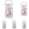 equilibra, Kit Mani Rosa Ialuronica, Kit Regalo con Crema Mani, Levigante e Protettiva, 75ml e Sapone 100% Vegetale, con Estratto di Rosa Damascena, Acido Ialuronico (Confezione da 5)