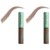 Neve Cosmetics mascara per sopracciglia castano caldo Brow Model | Roma Brown (Confezione da 2)