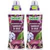 GESAL Nutrimento con Sangue di Bue, Per Piante Verdi e da Fiore, Effetto Rinverdente e Fioriture Intense, 750 ml (Confezione da 2)