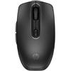 HP 690 Mouse Wireless Ricaricabile, Connessione Bluetooth, Durata Batteria fino a 4 Mesi, Sensore Multisuperficie fino a 4000 dpi, 6 Pulsanti Programmabili, Led di Canale, Nero