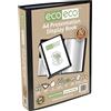 eco-eco A4 50% Riciclata 80 Taschino Colore Nero Presentazione Mostra Libro