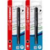 STABILO dr!ver - Fineliner Premium - Tratto Fine (0,4 mm) - Pack da 1 - Nero (Confezione da 2)