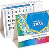 Il Calendario Positivo Calendario da Tavolo 2024 Positivo Cm 21x15 | Calendario da Scrivania Ufficio | In Carta NON Patinata - Ideale per segnare Appuntamenti ed Impegni | 28 Facciate con Mesi Doppi (da Tavolo 2024)