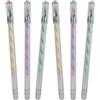 Legami - Set di 6 Penne Gel Multicolore, 1x14,5 cm, Diametro della Punta 1,0 mm, Tre Inchiostri a Contrasto per Decorare, Scrivere e Dare Originalità a Ogni Pagina