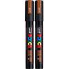 Uni-Ball uni ROTULADOR Uniposca PC-5M Bronce (Confezione da 2)