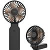 Funme Ventilatore USB Ricaricabile Ventilatori Mano Portatile 9-53 Ore di Utilizzo Ventilatore Pieghevole Elettrico 4 Velocità per All'aperto Casa Ufficio Viaggio