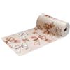 SaRani Tappeto Passatoia da Cucina con Stampa Digitale Fantasia Fiocco Fondo Antiscivolo Gommato in PVC (500x50 cm, Fiocco Beige)