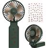 Funme Ventilatore USB Ricaricabile Ventilatori Mano Portatile 9-53 Ore di Utilizzo Ventilatore Pieghevole Elettrico 4 Velocità per All'aperto Casa Ufficio Viaggio