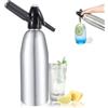 TBRFP Soda Maker,Sifone per Soda Alluminio 1L,Soda Siphon Bottle con Regolatore di Pressione, Aluminium Sparkling Water Maker per succhi di frutta fatti in casa, Mojito, Cocktail, Bevande