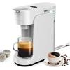 Eznaobo Caffettiere per capsule, K-Mini Caffettiera a cialde K-Cup monouso, 3 misure di infusione, pulsante forte, serbatoio rimovibile da 350 ml, Caffettiera espresso molto per caffè in polvere