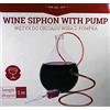 AlcoFermBrew Travasatore con Pompa di aspirazione + Rubinetto strozzatubo - Travaso Vino e Birra - Sifone per Vino